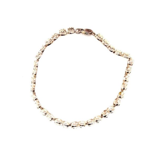 Silver 925 Circle Link Bracelet - Picture 3 of 4